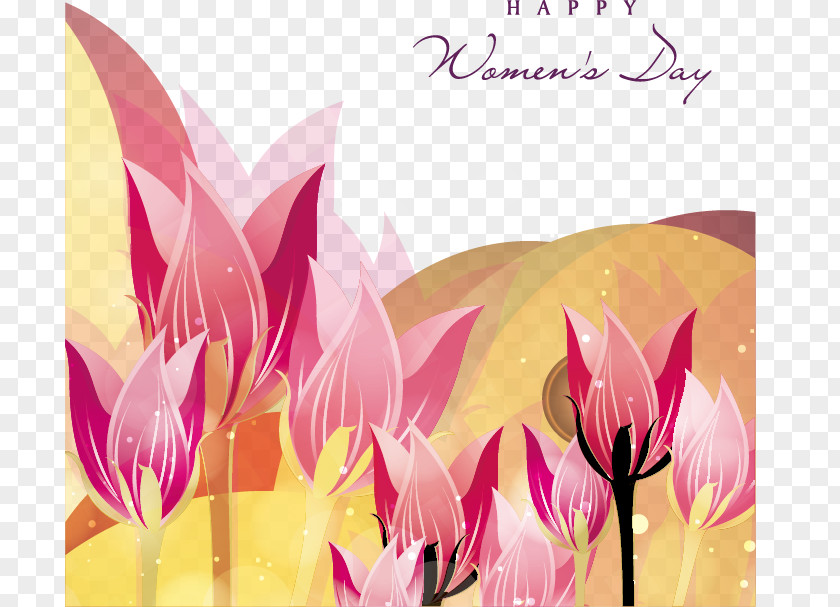 Women's Day Theme Vector Material International Womens Woman PNG