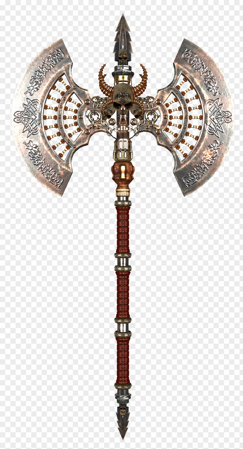 European-style Double-sided Ax Knife Weapon Axe Sword PNG
