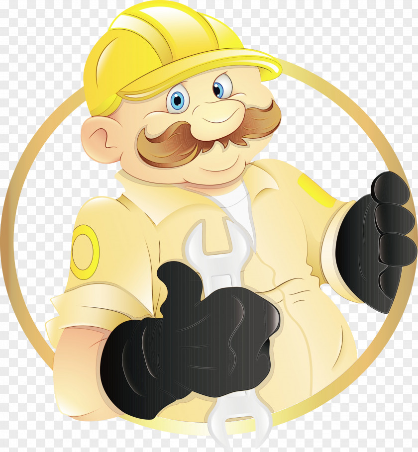 Fictional Character Thumb Cartoon Yellow Clip Art Ear Finger PNG