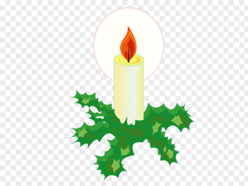 Holiday Candle Christmas Download Illustration PNG