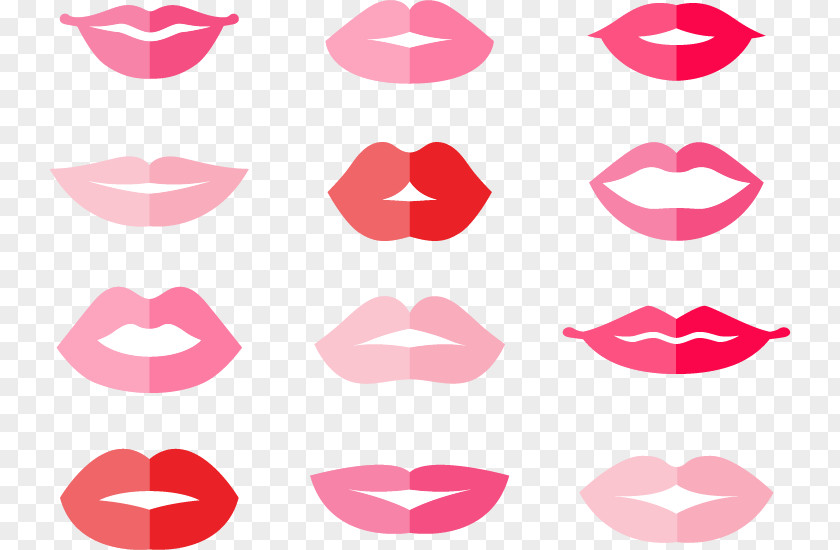 Vector Painted Lipstick Lip Euclidean PNG