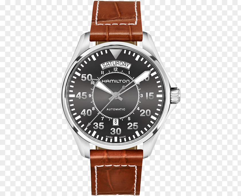 Watch Hamilton Khaki Aviation Pilot Auto Company Automatic Jewellery PNG