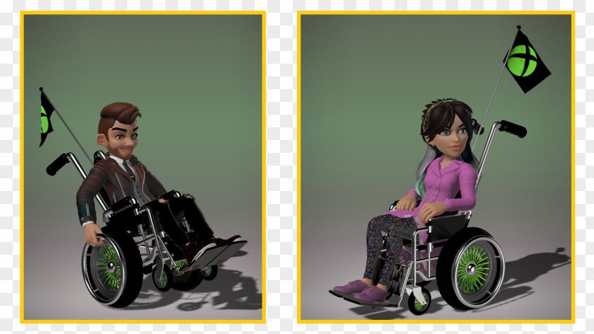 Wheelchair Xbox 360 One Avatar PNG