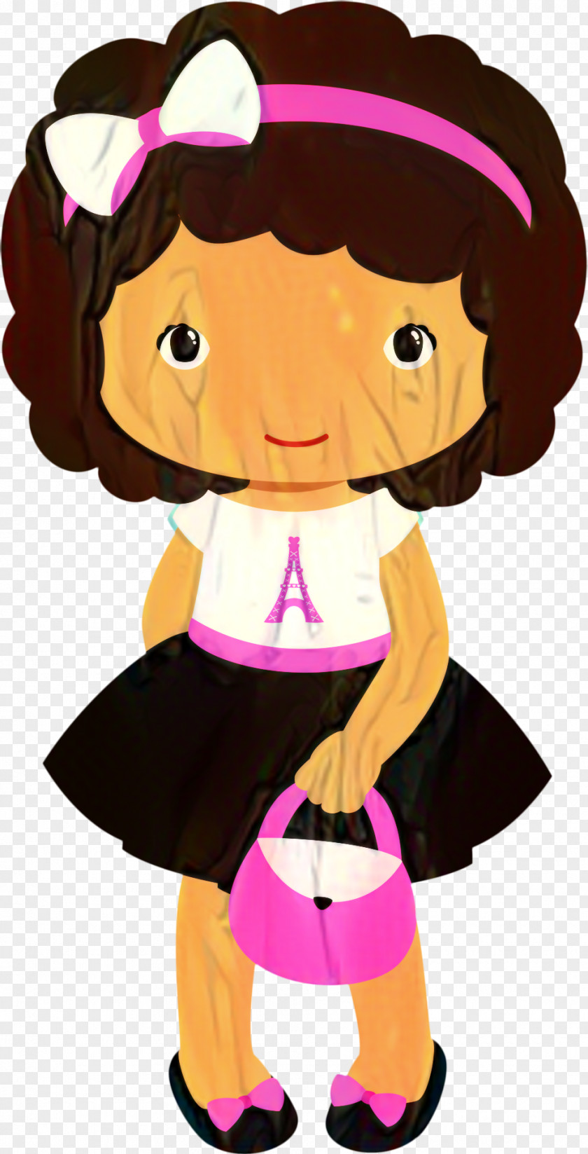 Style Doll Hair Cartoon PNG