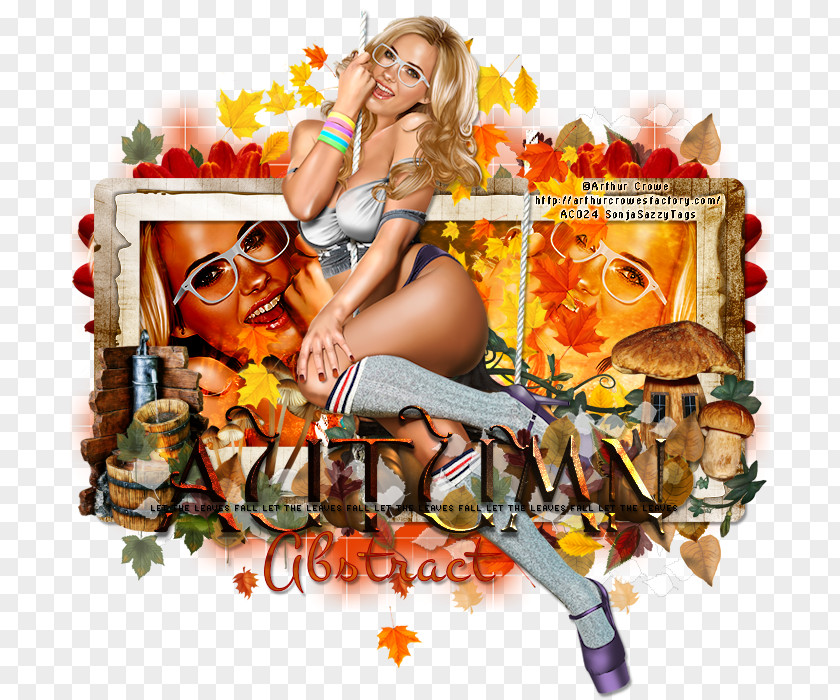 Falling Leaves Picture Material Photomontage Food PNG