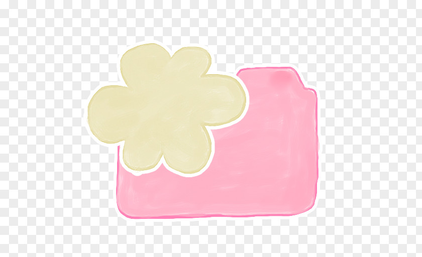 Folder Candy Cloud Pink Petal Rectangle PNG