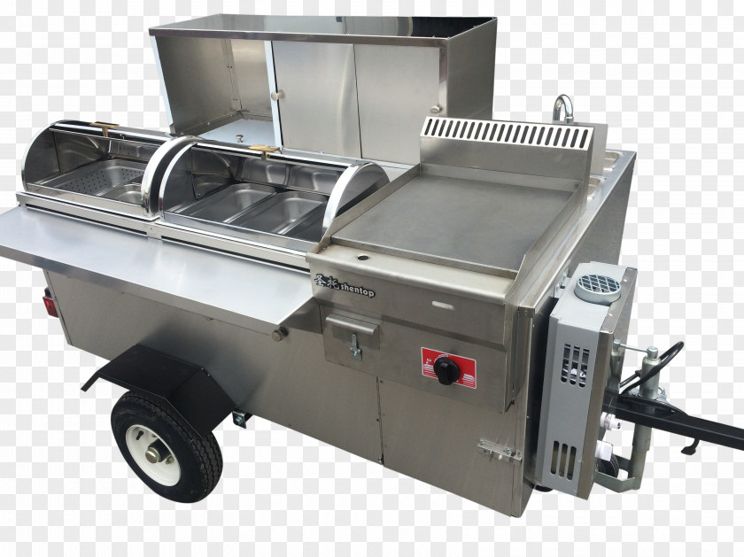 Hotdog Street Food Hot Dog Cart PNG