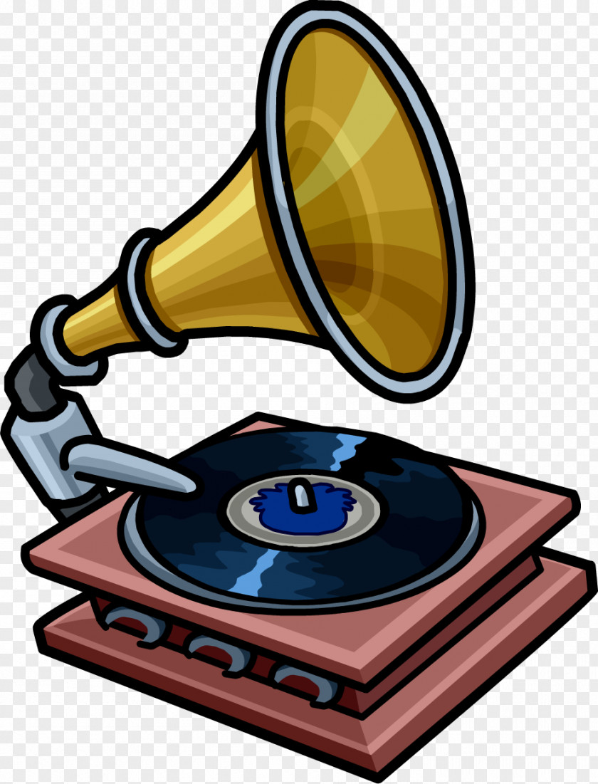 (3) Phonograph Record Sound Recording And Reproduction Gramophone Club Penguin PNG
