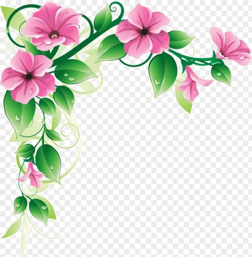 Flower Frame Floral Design Clip Art PNG