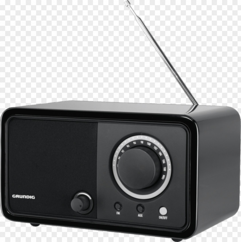 Radio Grundig Tr1200 Fm Black FM Broadcasting Electronics PNG