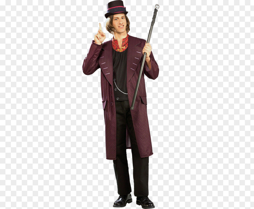 The Willy Wonka Candy Company Charlie And Chocolate Factory Bucket Costume PNG