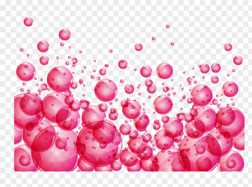 Pink Dream Bubble Vector Clip Art PNG