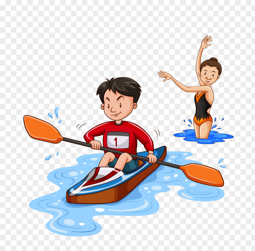 Rowing Competition Canoe Royalty-free Clip Art PNG