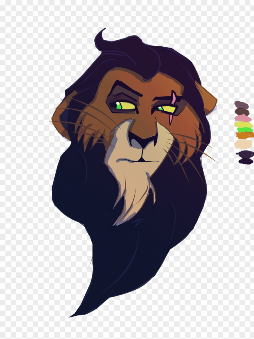 Scar Lion King Tiger Whiskers Roar PNG