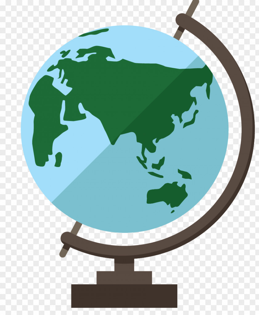 Vector Material Globe World Map PNG