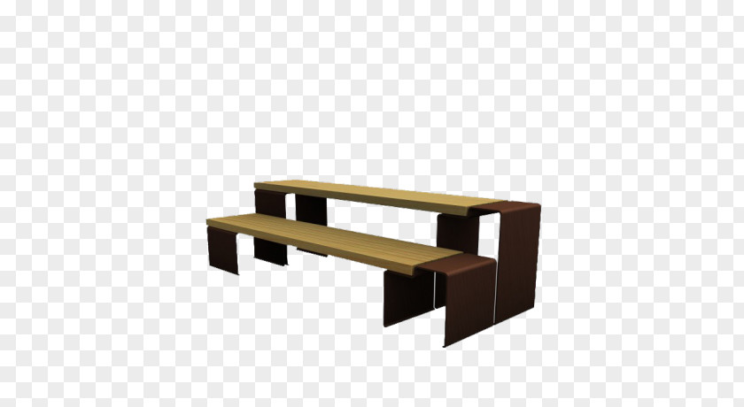 Wooden Benches Garden Furniture Line Bench Angle PNG