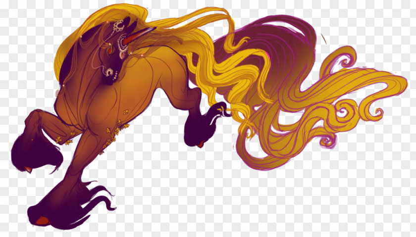 Exquisite Personality Hanger Horse Legendary Creature Cartoon Purple PNG