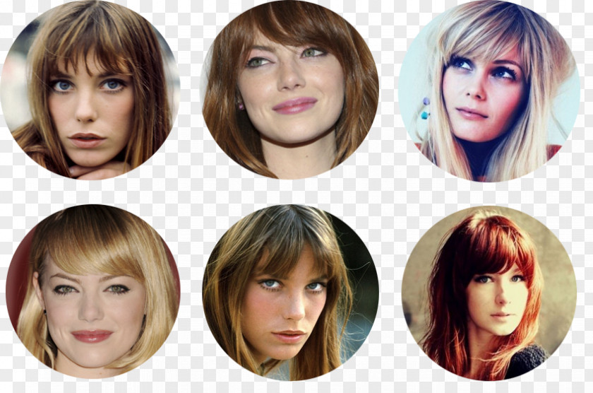 Hair Bangs Coloring Bob Cut Long PNG