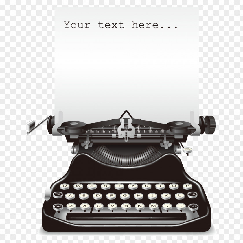 Printer Typewriter Stock Photography Illustration PNG