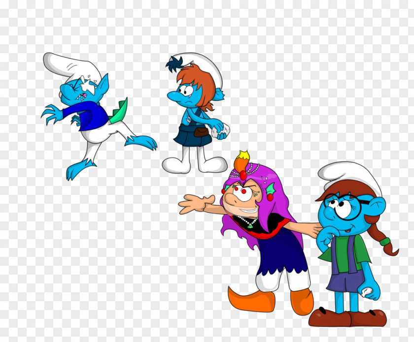 Snowball Fight Santa : DeviantArt The Smurfs PNG