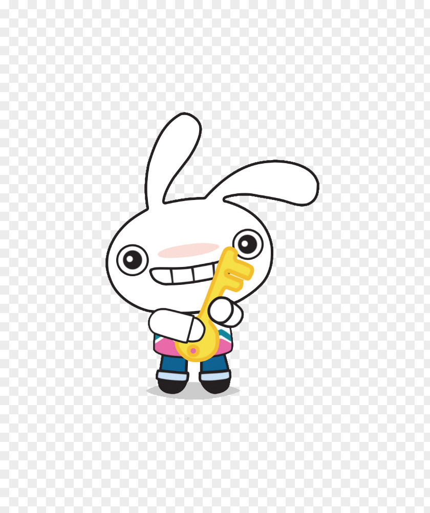 Beautiful Cartoon Cute Bunny Rabbit Animation PNG