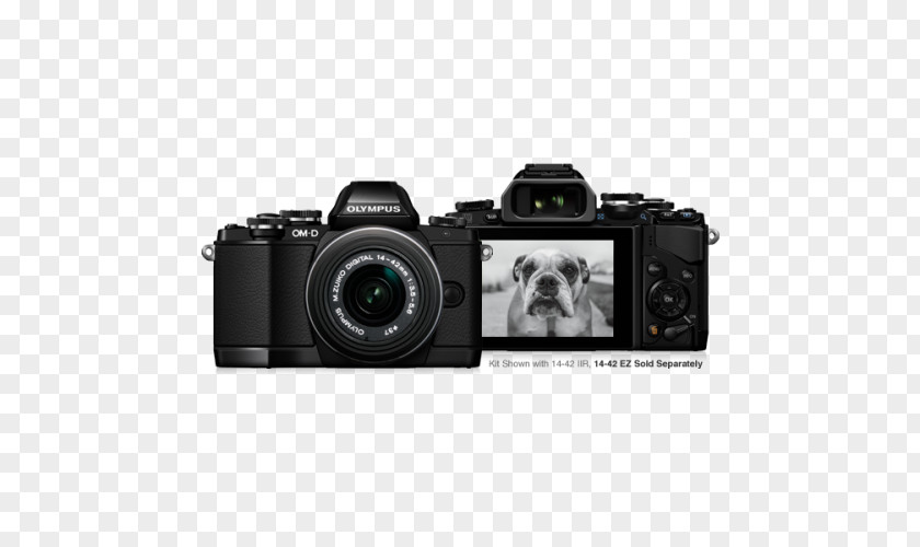Camera Lens Digital SLR Olympus OM-D E-M10 Mark II Mirrorless Interchangeable-lens PNG