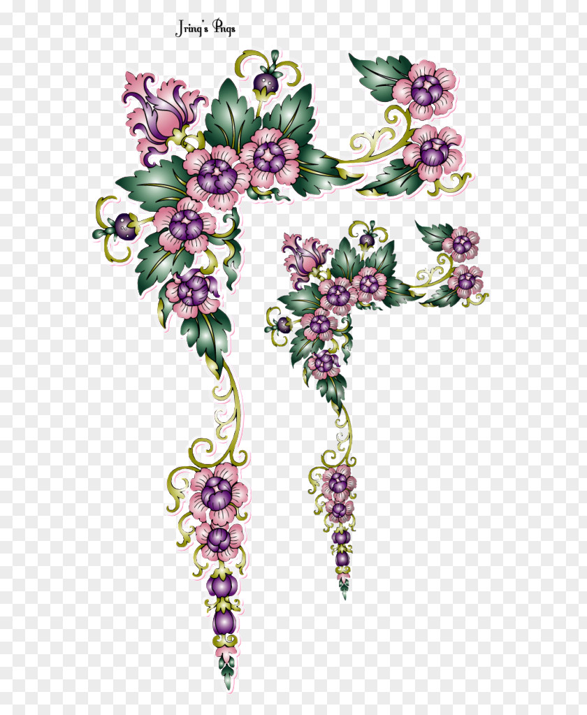 Flower Floral Design Cut Flowers Bouquet Body Jewellery PNG