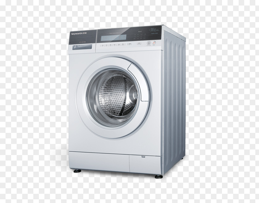 Hand-painted Drum Washing Machine Dry Cleaning Laundry Cleaner PNG
