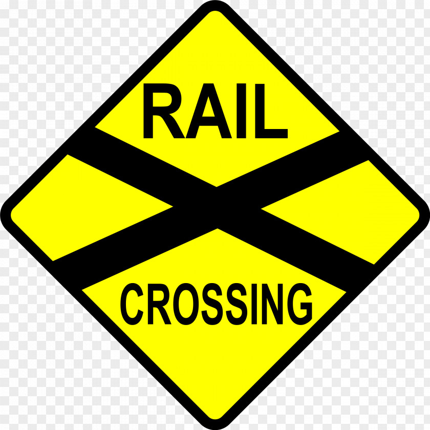 Road Clipart Rail Transport Train Level Crossing Traffic Sign Crossbuck PNG