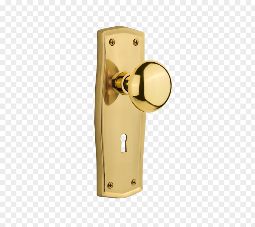 Brass Door Handle Mortise Lock Keyhole PNG
