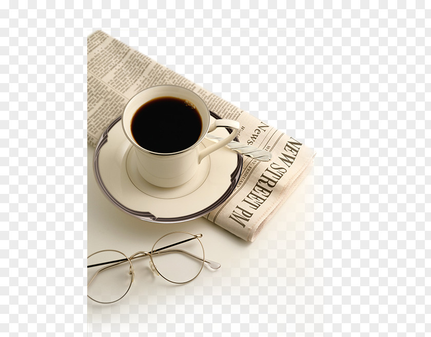 Mug Newspaper Coffeemaker French Press Espresso Machine PNG