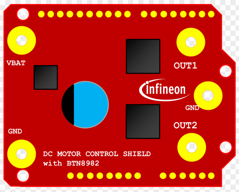 Dc Motor Electronics Accessory Infineon Technologies Electric Arduino PNG