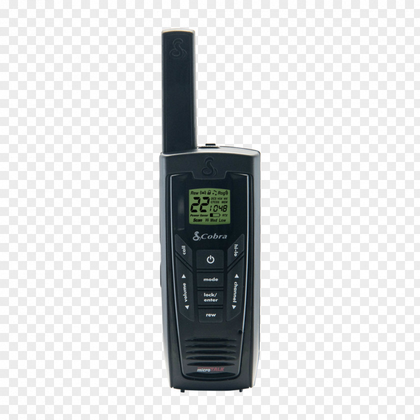 Radio Two-way Cobra MicroTalk CXR-925 Walkie-talkie Family Service PNG