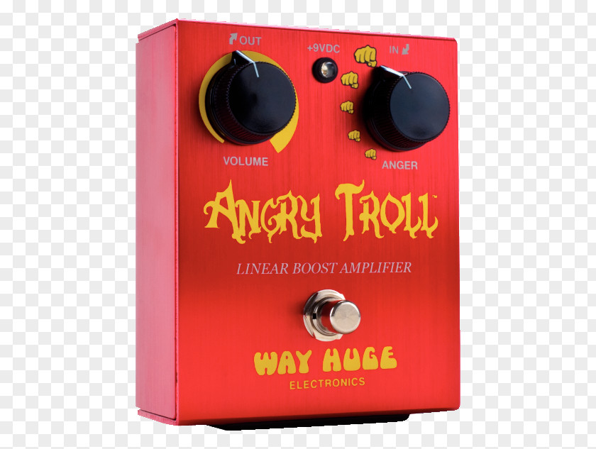 Troll Angry Effects Processors & Pedals Guitar Amplifier Electric Distortion PNG
