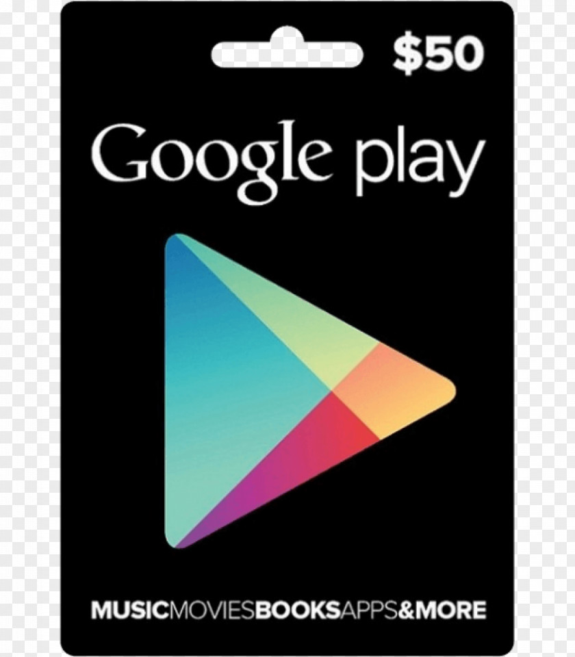 1000 Google Play Gift Card Android Credit PNG