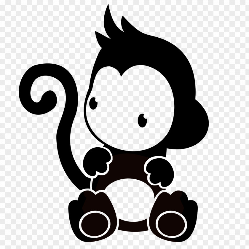Design Logo Monkey Clip Art PNG