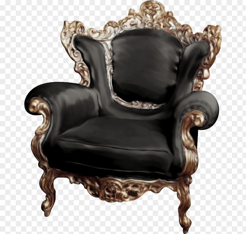 Fauteuil Chair Table Seat Throne PNG