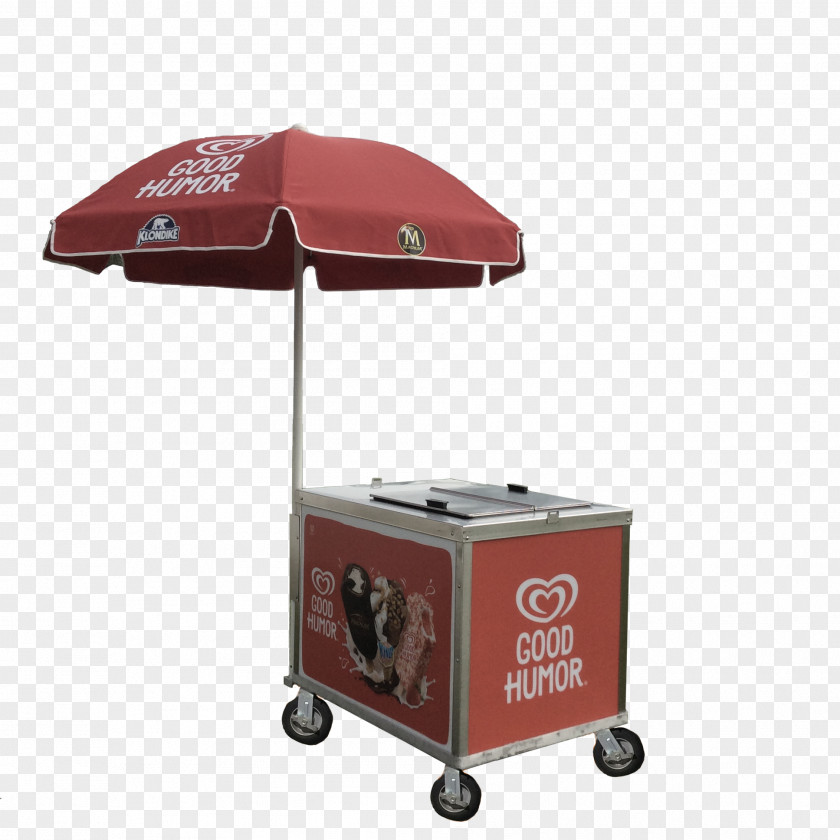 Ice Cream Cart Umbrella PNG