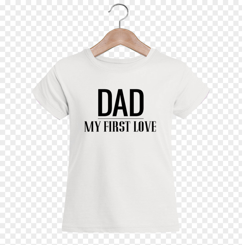 Love My Dad T-shirt Shoulder Father Sleeve Gift PNG
