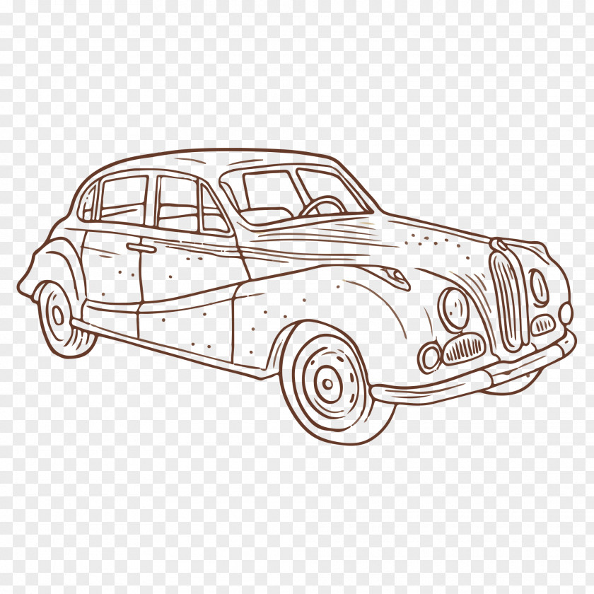 Automotive Artwork Vintage Car PNG