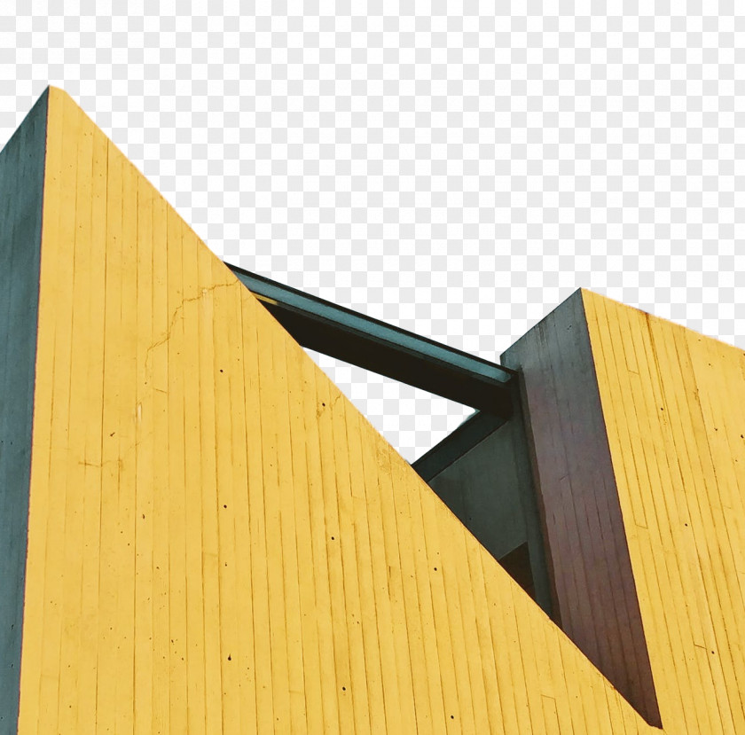 Floor Triangle Yellow Wood Plywood Architecture Table PNG