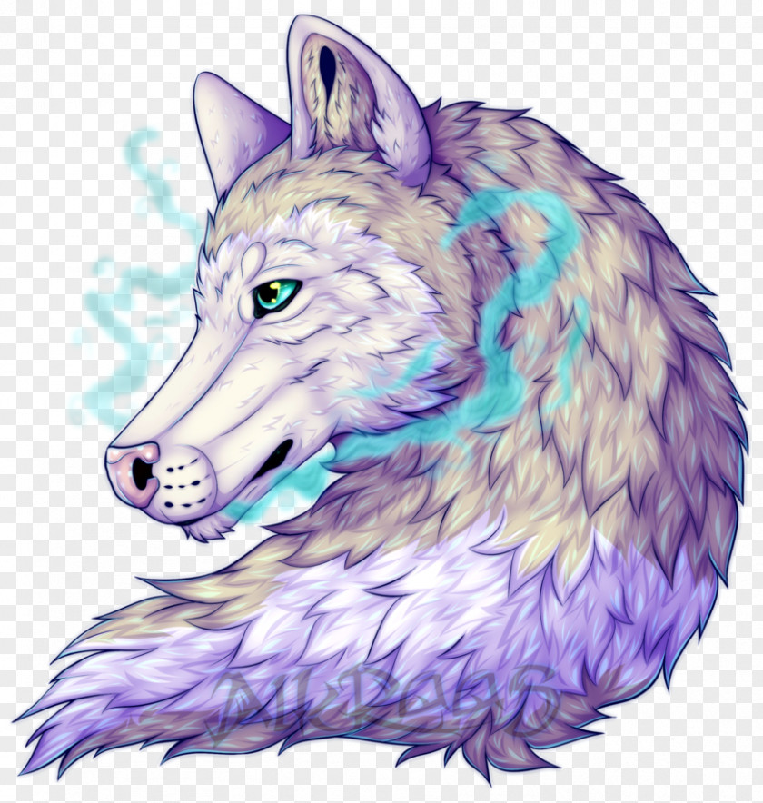 Gray Wolf Animated Cartoon Snout PNG