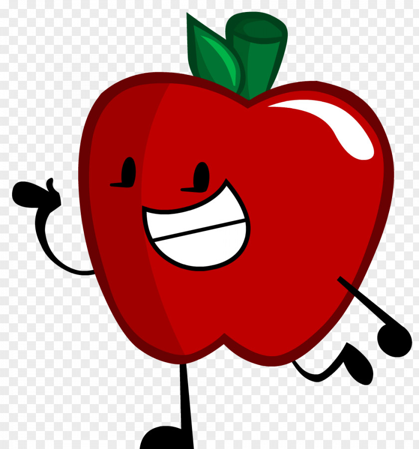 Red Apple Drawing Cartoon Character Clip Art PNG