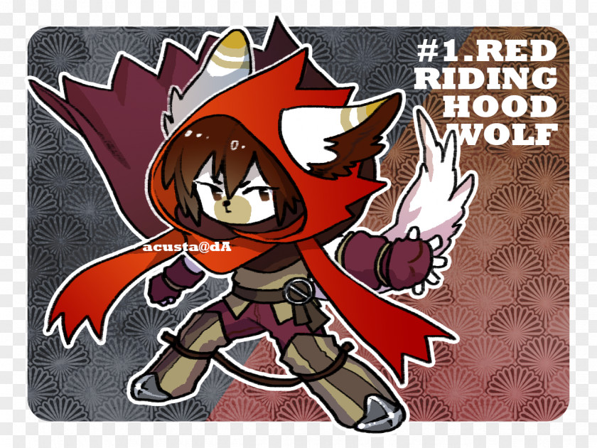 Red Riding Hood Cartoon Character Fiction PNG