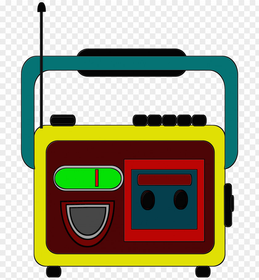 Audio Compact Cassette Radio Microphone Boombox Clip Art PNG