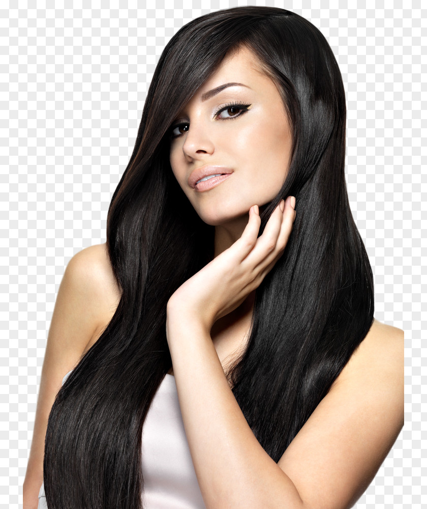 Hair Artificial Integrations Black Coloring PNG