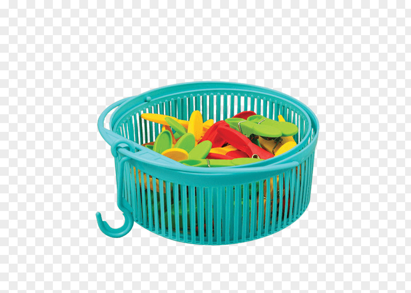 Laundry Basket Plastic Clothes Hanger Container PNG