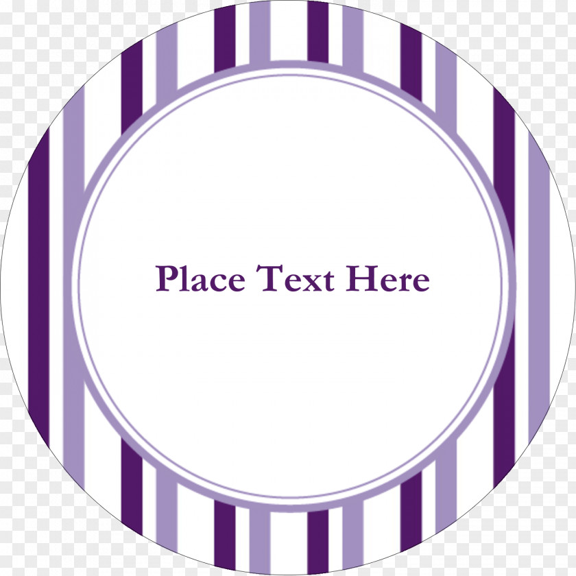 Oval Magenta Name Tag Background PNG
