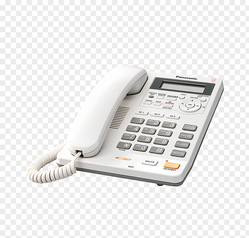 Telephone Panasonic KX-TS620FXW Home & Business Phones KX-T Phone PNG