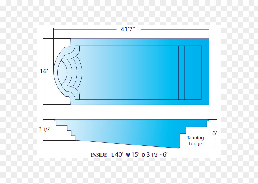 Alaglas Fiberglass Pools Swimming Pool GrandMajestic PNG